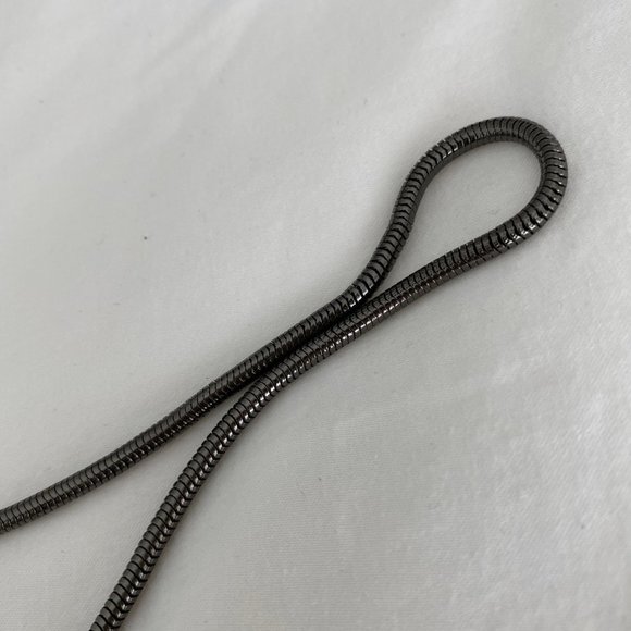 Franchi beaded a-symmetrical black silver clutch - Picture 8 of 12